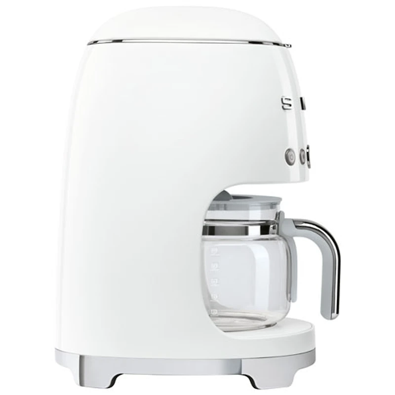 Smeg 10-Cup Drip Coffee Maker - White