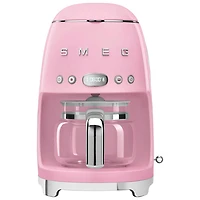 Smeg 10-Cup Drip Coffee Maker - Pink