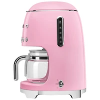 Smeg 10-Cup Drip Coffee Maker - Pink