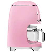 Smeg 10-Cup Drip Coffee Maker - Pink