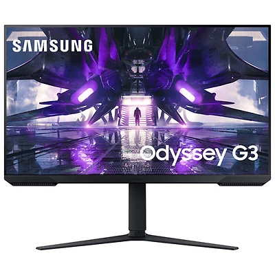 Moniteur FreeSync ACL VA FHD 165 Hz 32 po Odyssey G3 de Samsung/1 ms gris-gris (LS32AG320NNXZA)-Noir