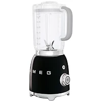 Smeg 50's Style 1.4L 600-Watt Countertop Blender - Black