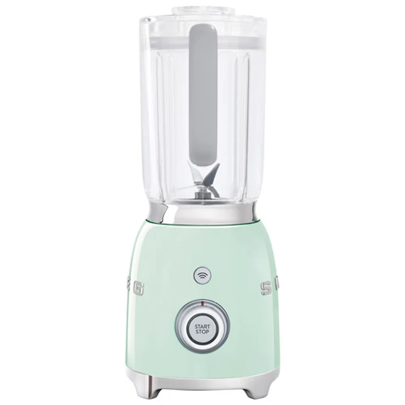 Mélangeur de comptoir de 1,4 l et 600 W de la gamme Années 50 de Smeg - Vert pastel