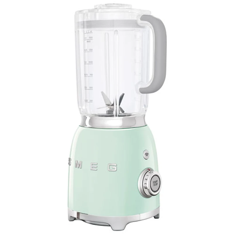 Mélangeur de comptoir de 1,4 l et 600 W de la gamme Années 50 de Smeg - Vert pastel