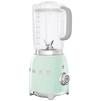 Mélangeur de comptoir de 1,4 l et 600 W de la gamme Années 50 de Smeg - Vert pastel