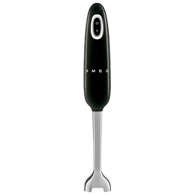 Mélangeur à immersion de 350 W de la gamme Années 50 de Smeg - Noir