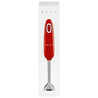 Mélangeur à immersion de 350 W de la gamme Années 50 de Smeg - Rouge
