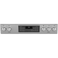 GE 30" 6.7 Cu. Ft. Double Oven 5-Burner Slide-In Gas Range (JCGSS86SPSS) - Stainless Steel