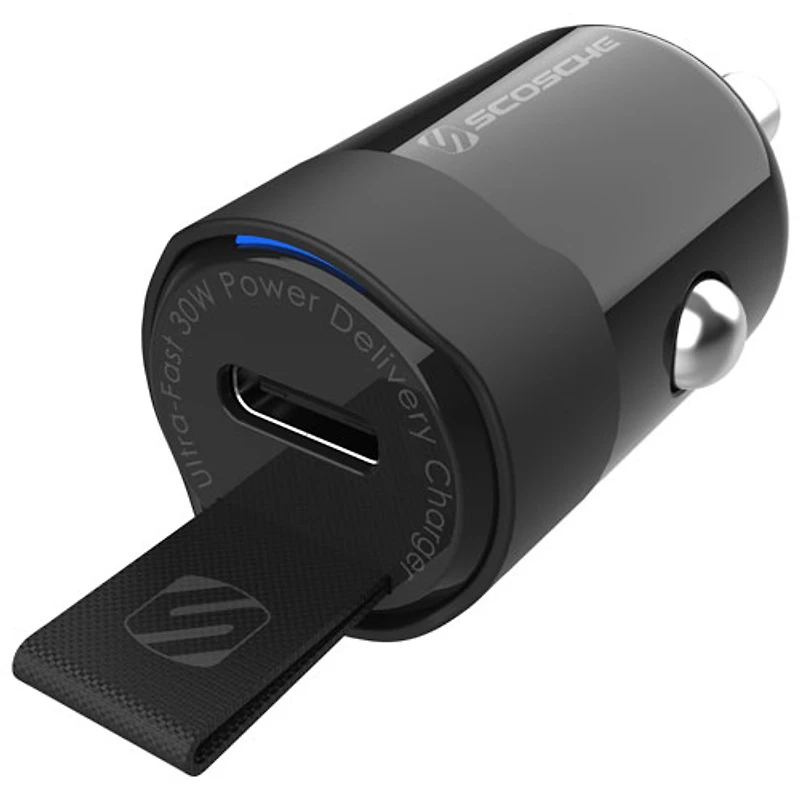 Scosche PowerVolt 30W Power Delivery 3.0 Mini Car Charger - Black