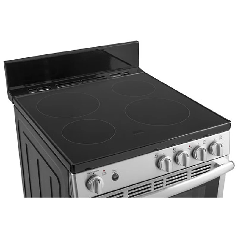 GE 24" 2.9 Cu. Ft. Freestanding Electric Range (JCAS640RMSS) - Stainless Steel