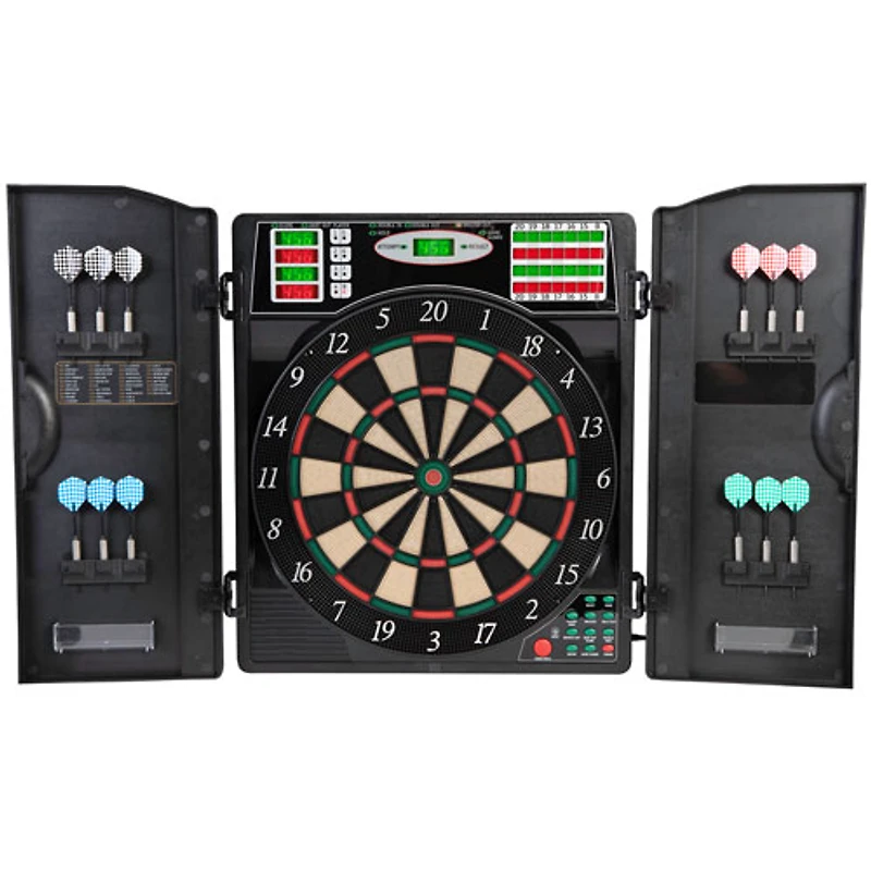 Jeu de fléchettes électronique avec armoire Titanium 5400 d'Arachnid