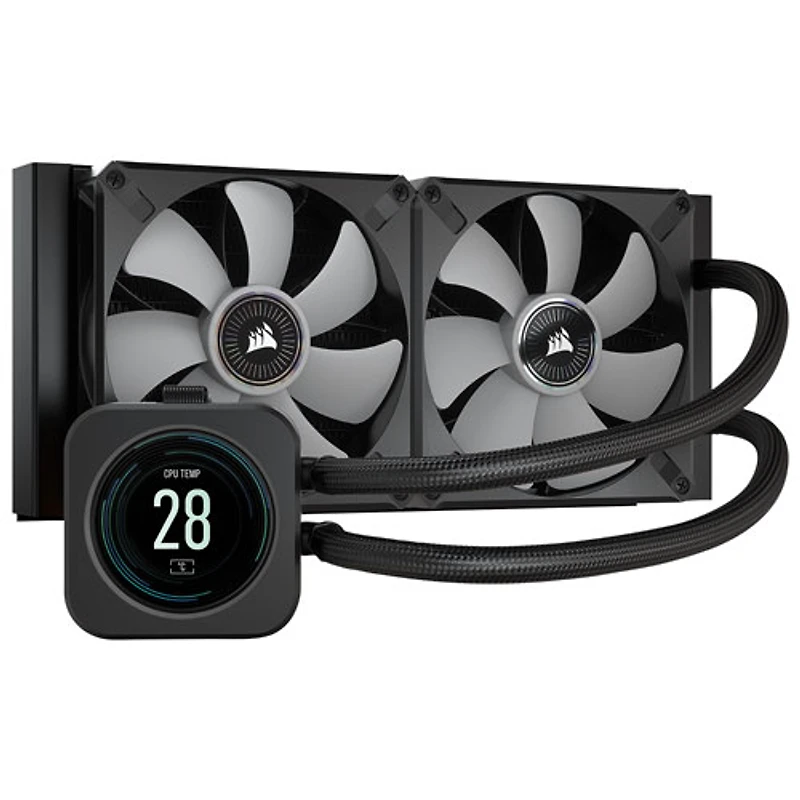 Corsair iCUE H100i Elite 240mm Display Liquid CPU Cooling System