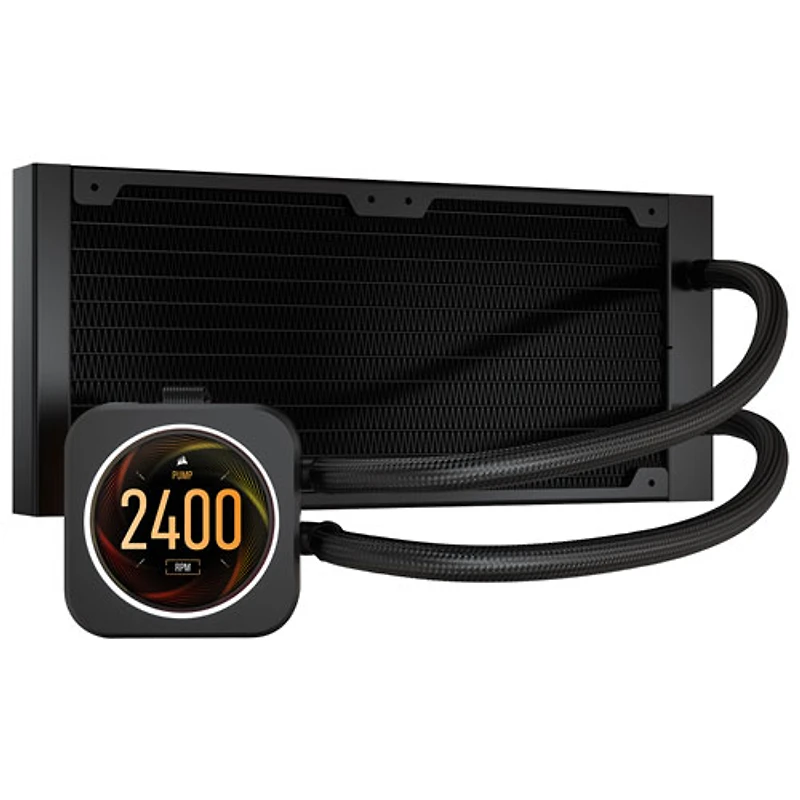 Corsair iCUE H100i Elite 240mm Display Liquid CPU Cooling System