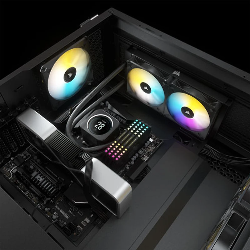 Corsair iCUE H100i Elite 240mm Display Liquid CPU Cooling System