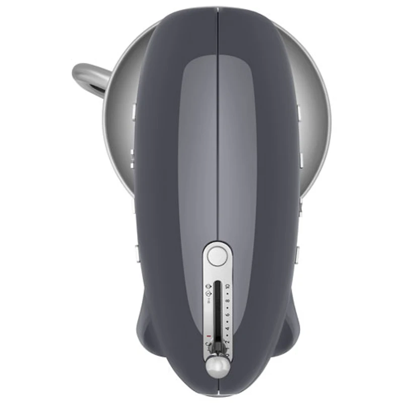 Batteur sur socle à tête inclinable de Smeg - 5,1 pintes - 600 W - Gris ardoise