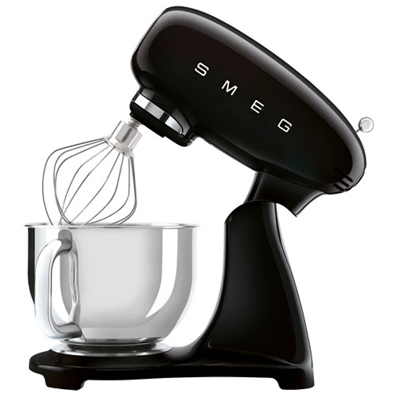 Batteur sur socle à tête inclinable de Smeg - 5,1 pintes - 600 W - Noir