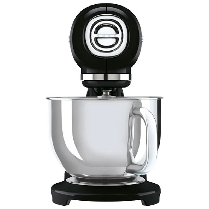 Batteur sur socle à tête inclinable de Smeg - 5,1 pintes - 600 W - Noir