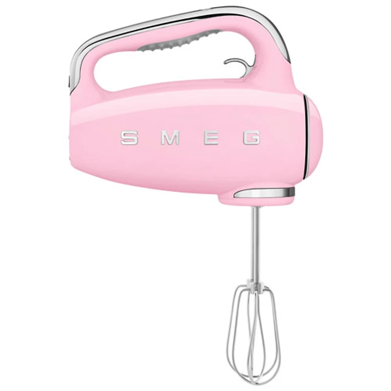 Batteur à main de Smeg - 220 W - Rose