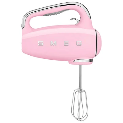 Batteur à main de Smeg - 220 W - Rose