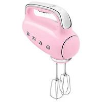 Batteur à main de Smeg - 220 W - Rose