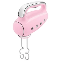 Batteur à main de Smeg - 220 W - Rose