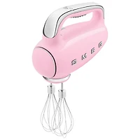 Batteur à main de Smeg - 220 W - Rose