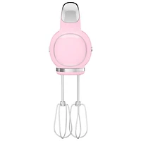 Batteur à main de Smeg - 220 W - Rose