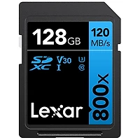 Lexar 800x 128GB 120MB/s Class 10 SDXC Memory Card