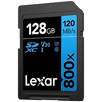 Lexar 800x 128GB 120MB/s Class 10 SDXC Memory Card
