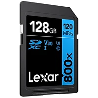 Lexar 800x 128GB 120MB/s Class 10 SDXC Memory Card