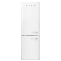 Smeg 50's Style 24" 12.9 Cu. Ft. Bottom Freezer Refrigerator with LED Lighting (FAB32ULWH3) - White