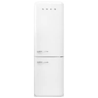 Réfrigérateur à congélateur inférieur de 12,9 pi³ et 24 po avec éclairage DEL de la gamme Années 50 de Smeg (FAB32ULWH3) - Blanc