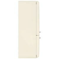 Réfrigérateur à congélateur inférieur 18 pi³ 28 po à distributeur de glaçons Années 50 de Smeg (FAB38URCR) - Crème