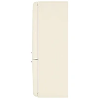 Réfrigérateur à congélateur inférieur 18 pi³ 28 po à distributeur de glaçons Années 50 de Smeg (FAB38URCR) - Crème