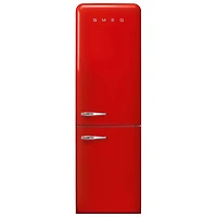 Réfrigérateur à congélateur inférieur de 12,9 pi³ et 24 po avec éclairage DEL de la gamme Années 50 de Smeg (FAB32URRD3) - Rouge