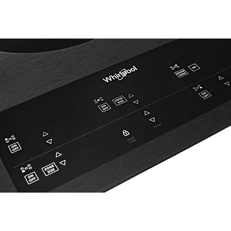 Surface de cuisson électrique de 30 po à 5 éléments de Whirlpool (WCE97US0KB) - Noir