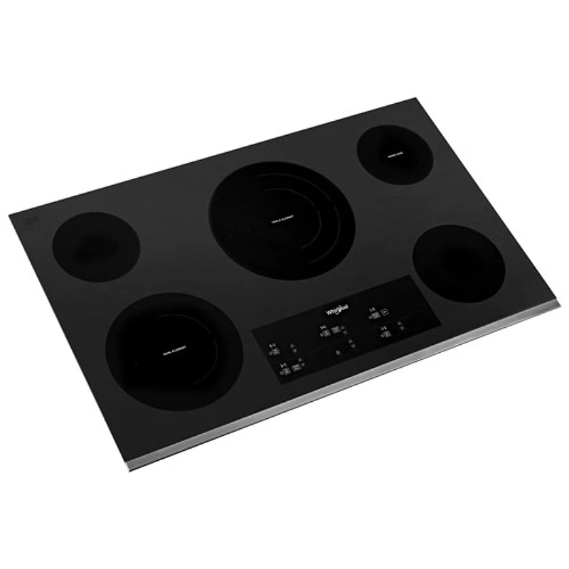 Surface de cuisson électrique 5 éléments 30 po de Whirlpool (WCE97US0KS) - Acier inoxydable