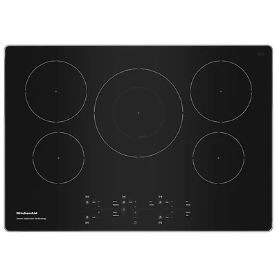 KitchenAid 30" 5-Element Induction Cooktop (KCIG550JSS) - Stainless Steel