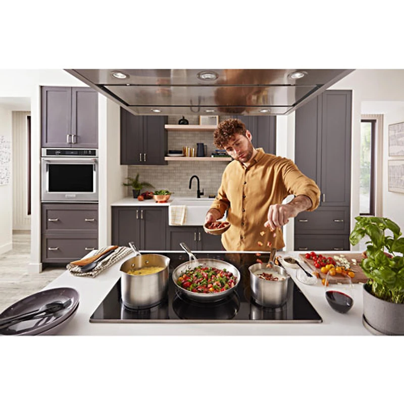 KitchenAid 30" 5-Element Induction Cooktop (KCIG550JSS) - Stainless Steel