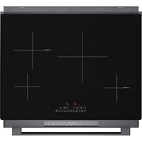 Bosch 30" 4.6 Cu. Ft. True Convection Slide-In Induction Range (HII8047C) - Black Stainless