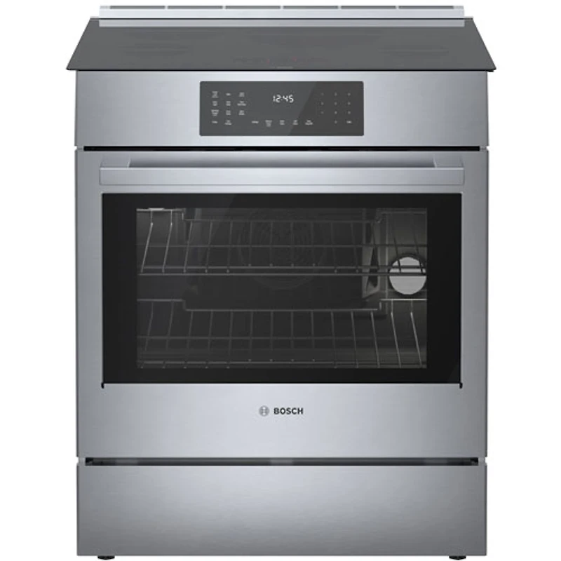 Cuisinière à induction encastrable et convection véritable 4,6 pi³ 30 po de Bosch (HII8057C) - Inox