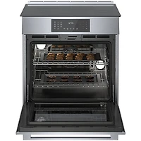 Cuisinière à induction encastrable et convection véritable 4,6 pi³ 30 po de Bosch (HII8057C) - Inox