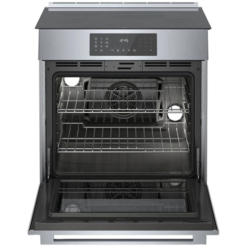 Cuisinière à induction encastrable et convection véritable 4,6 pi³ 30 po de Bosch (HII8057C) - Inox
