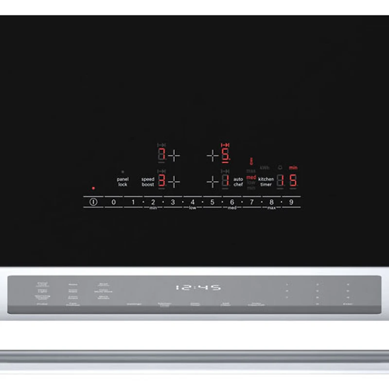 Cuisinière à induction encastrable et convection véritable 4,6 pi³ 30 po de Bosch (HII8057C) - Inox