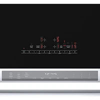 Cuisinière à induction encastrable et convection véritable 4,6 pi³ 30 po de Bosch (HII8057C) - Inox