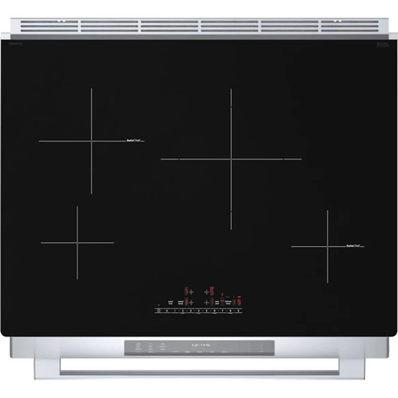 Cuisinière à induction encastrable et convection véritable 4,6 pi³ 30 po de Bosch (HII8057C) - Inox