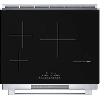 Cuisinière à induction encastrable et convection véritable 4,6 pi³ 30 po de Bosch (HII8057C) - Inox