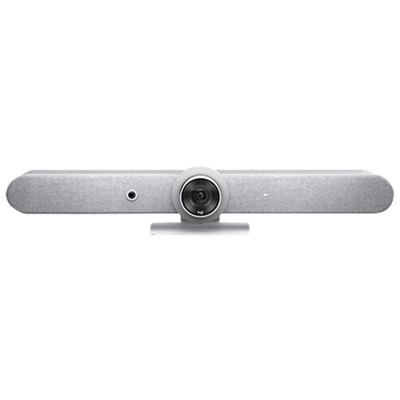Caméra de visioconférence 30 images/s Ultra HD 4K Rally Bar avec microphone de Logitech - Blanc