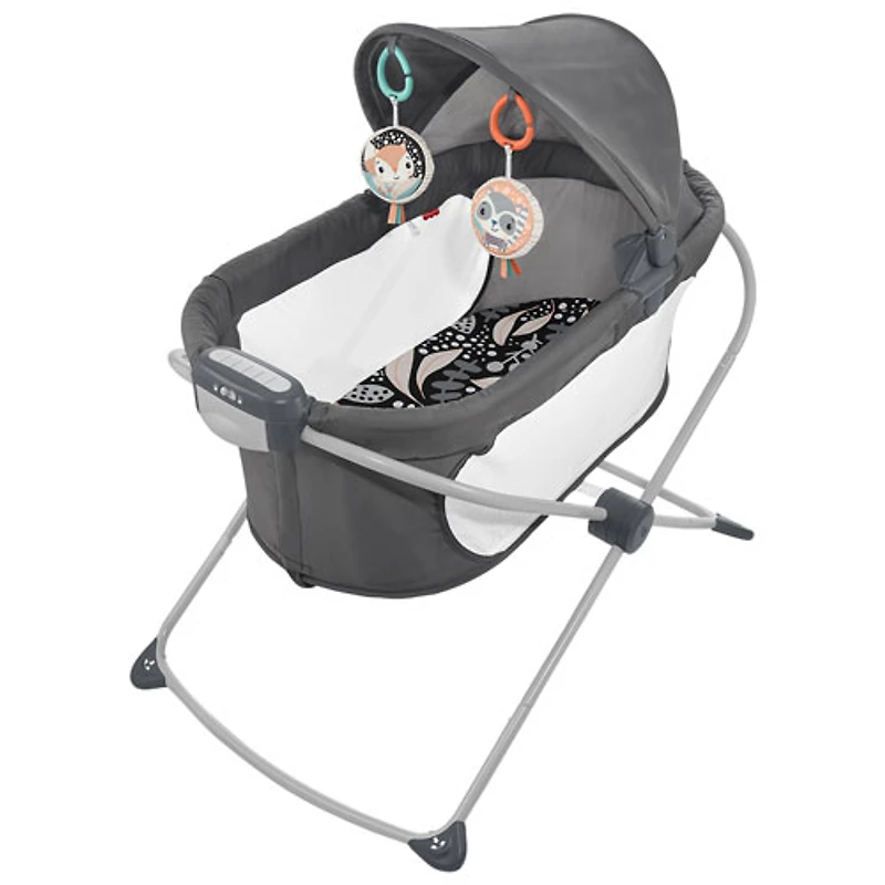 Fisher Price Soothing View Projection Bassinet - Midnight Eucalyptus
