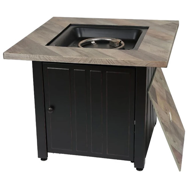 Table avec foyer au propane Harper d'Endless Summer - 50 000 BTU - Bronze